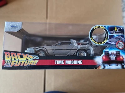 Macchina del tempo Jada 1/24 Ritorno al futuro 1, argento (ET) - Immagine 1 di 4