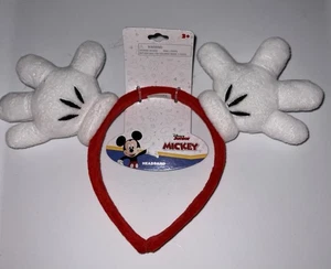 Guantes de mano Disney Mickey Mouse diadema! ¡Nuevo con etiqueta! - Imagen 1 de 2