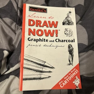 Learn to Draw Now! Graphite & Charcoal, Pencil Techniques-Brochure - Imagen 1 de 2
