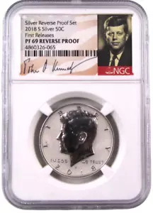 Kennedy 2018-S 50c Pcgs Pr 69 Reverse Proof Strike US Coin - Picture 1 of 4