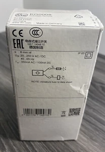 New IFM EFECTOR KG0008 / KGE2008-FBOA/NI Capacitive Proximity Switch 8MM - USA - Picture 1 of 10