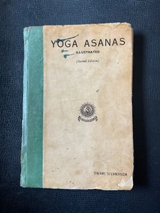 RARE BOOK 90 YRS OLD YOGA ASANAS BY SWAMI SIVANANDA PUB. 1935 ONLY 2000 COPIES - Bild 1 von 22