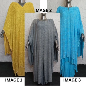 Chikan Elegance: Georgette Semi Stitched Kurti and Pant For Women. - Picture 1 of 21