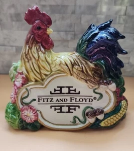 Fitz and Floyd Dealer Display Sign Rooster *RARE* - Picture 1 of 7
