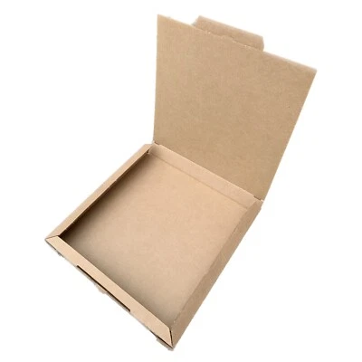 Pizza Boxes (KRAFT) Made in Italy - Size 13"x 13"x 1".5/8  Pack of 75 - Image 1 of 4