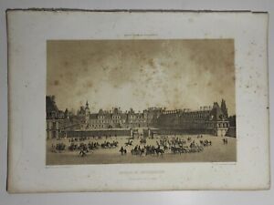 Paris dans sa splendeur - Château Fontainebleau -1863 - gravure CHARPENTIER n°99