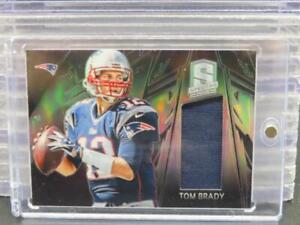 2013 Panini Spectra Tom Brady Silver Prizm Game Used Jersey #48/99 Patriots