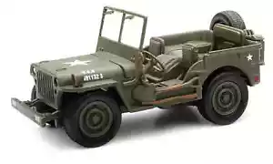 Jeep Willys U.S.A. Army Green 1/32 Diecast Model Car by New Ray - Picture 1 of 8