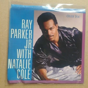 RAY PARKER JR & NATALIE COLE Over You DJ PROMO 45 7" Vinyl POP R&B SOUL - Picture 1 of 4