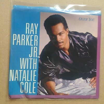 RAY PARKER JR & NATALIE COLE Over You DJ PROMO 45 7" Vinyl POP R&B SOUL - Image 1 of 4