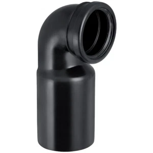 GE PE Anschlussbogen 90Gr für Wand-WC mit Erweiterung d110/110 - Bild 1 von 3