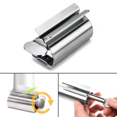 Edelstahl Tubenqütscher Tubenpresse Tubenentleerer Tubenausdrücke Zahnpasta DE - Bild 1 von 4