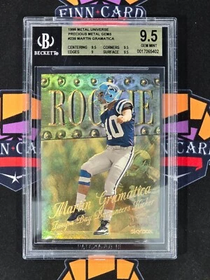 1999 Metal Universe Martin Gramatica PRECIOUS METAL GEMS ROOKIE PMG /50 BGS 9.5 - Image 1 of 2