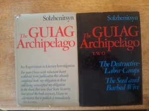 1st Editions! 2-Book-Set! THE GULAG ARCHIPELAGO Aleksandr Solzhenitsyn HARDCOVER - Picture 1 of 23