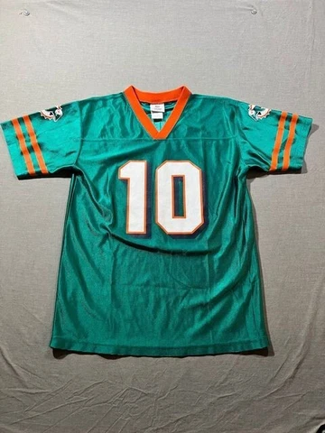 Miami Dolphins Pennington Jersey Boys Extra Large Blue Short Sleeve Pullover Kid Cover