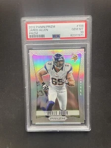 2012 Panini Prizm Jared Allen Silver Prizm #108 Psa 10 - Picture 1 of 2