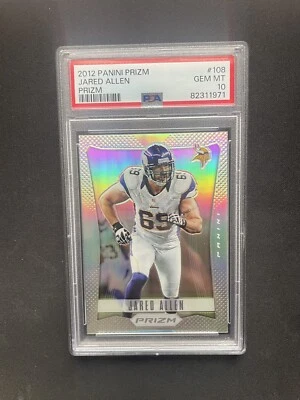 2012 Panini Prizm Jared Allen Silver Prizm #108 Psa 10 - Image 1 of 2