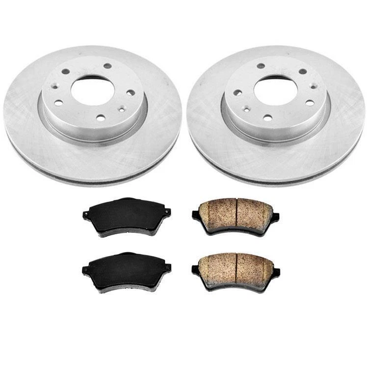 Kit de 3 rotores de freno delanteros y pastillas de cerámica para Land Rover Freelander 2002-2005 Foto 1 de 1