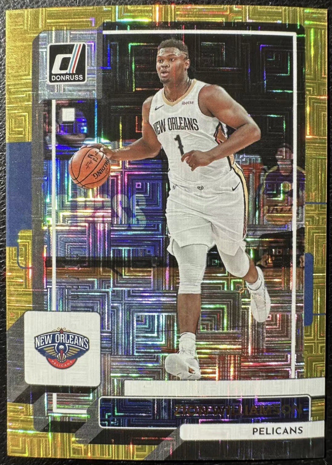 Zion Williamson 2022-23 Panini Donruss Basketball Choice Gold 9/10 #164 SSP