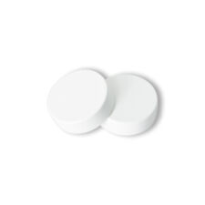Two White Cover Cap for Towel Radiators blanking plugs and bleeding valves