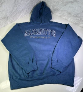 Massanutten Virginia Hoodie Size Medium USA Pre Love Hoody Blue Prairie Mountain - Picture 1 of 9