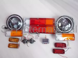 Complete LED Light Set With LED Headlight Tail Light Suzuki Samurai Sierra Jimny - Picture 1 of 24