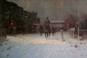 Winter Evening - G Harvey - Sign & Number Ltd ED Print - Mint - Bild 1 von 1
