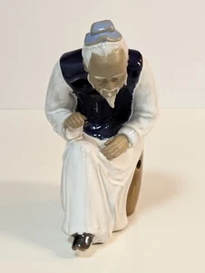 Shiwan Clay Glazed Mudman Wiseman Scholar, Excellent Condition - Picture 1 of 8