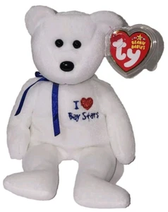 Ty Beanie Baby - I LOVE BAYSTARS the Bear (Japan Exclusive)(8.5 Inch) MWMTs - Picture 1 of 9