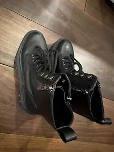Guess combat boots women black Sz 6 - Picture 1 of 12