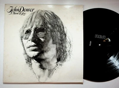 John Denver I Want To Live LP 1977 RCA Victor AFL1 2521 Folk Country Rock Vinyl - Image 1 of 2