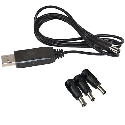 USB to DC 12V 2A Converter Cable Barrel Plug Connector -C+ Cable Cord Lead Wire - Image 1 of 4