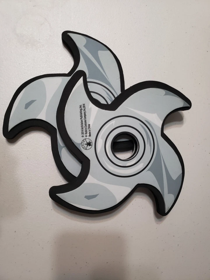 Lot of 2 Foam Ninja chinese Throwing Stars Halloween Costume Accessory Dress up - Image 1 of 1