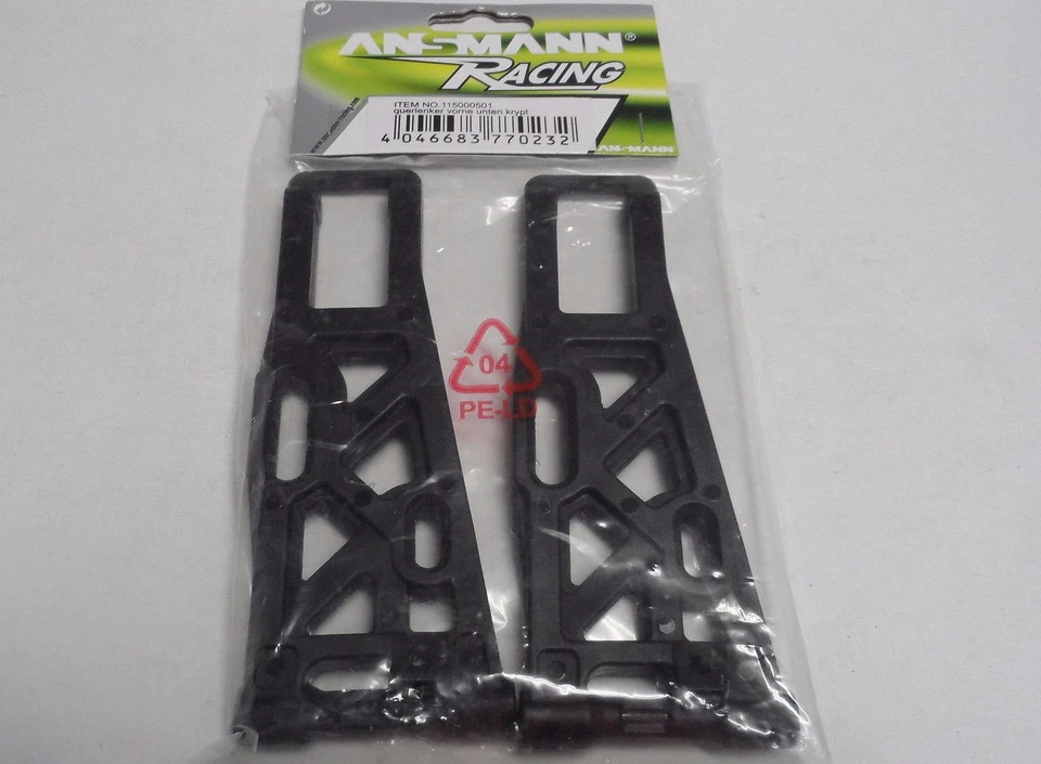 Ansmann Kryptonite Front Lower Suspension Arms: 115000501 - Image 1 of 1