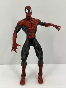 SPIDER-MAN ACTION FIGURE SNEAK ATTACK FLIP N TRAP TOY BIZ 97 MARVEL Black & Red - Picture 1 of 6