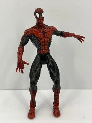 SPIDER-MAN ACTION FIGURE SNEAK ATTACK FLIP N TRAP TOY BIZ 97 MARVEL Black & Red - Image 1 of 4