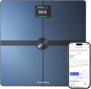 Body Smart Digital Scale: Body Weight, Fat Percentage, Wi-Fi & Bluetooth Compati - Picture 1 of 11