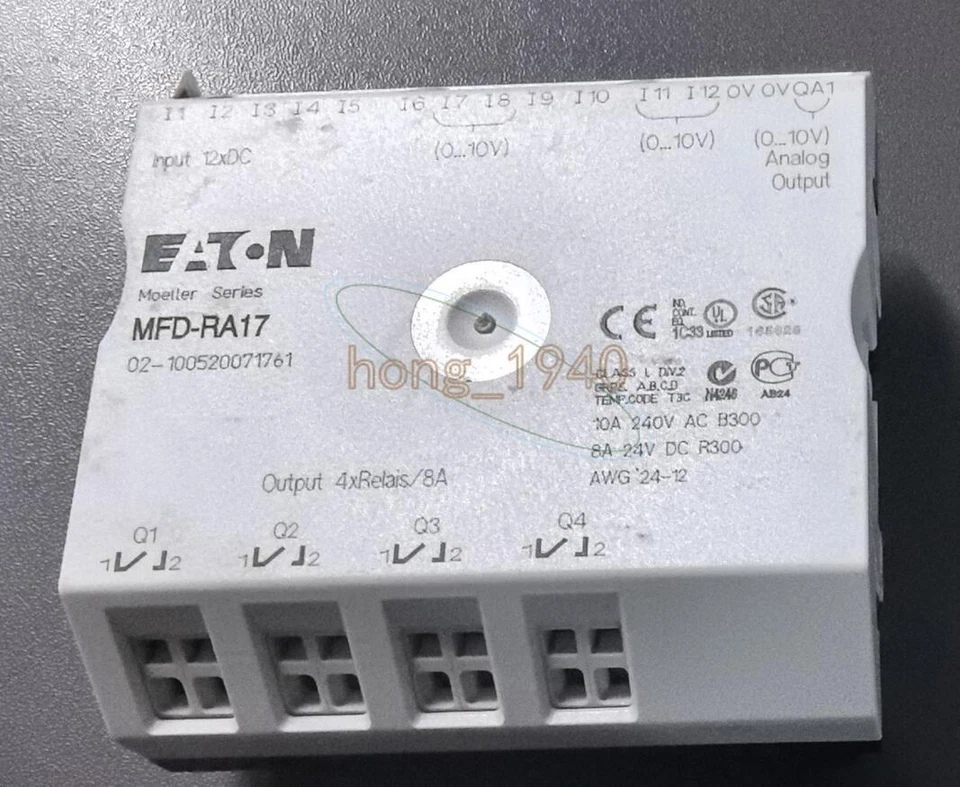 ONE USED EATON MOELLER MFD-RA17 Controller - Image 1 of 1
