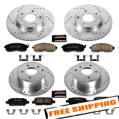 Power Stop 1-Click Z23 Evolution Sport Brake Kit for 13-18 Nissan Sentra Foto 1 de 2