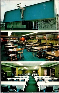 Postcard Ohio Piqua OH Terry's Cafeteria Restaurant Interior Multi View - Imagen 1 de 2