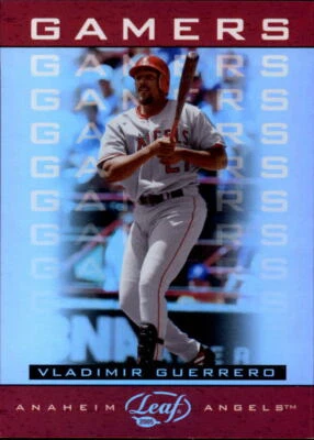 2005 Leaf Gamers Quantum #15 Vladimir Guerrero /175 - NM-MT - Image 1 of 2