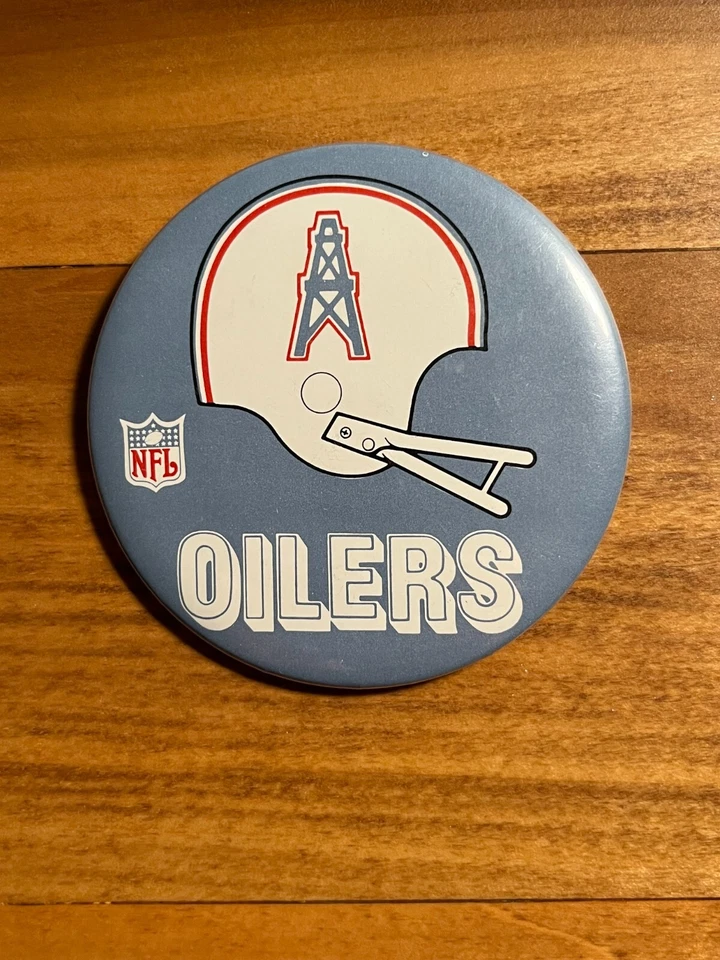 Vintage Houston Oilers NFL Pinback - Image 1 of 4