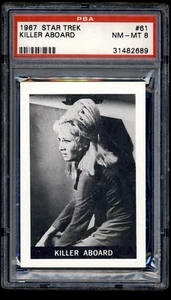 31482689 1967 Star Trek #61 Killer Aboard PSA 8 NM-MT - Picture 1 of 2