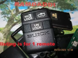 GREAT! OEM Buick Logo 25602667 8 9 Key Fob Remote LeSabre Park Avenue Riviera - Bild 1 von 3