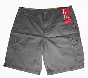 Union Bay Men's Cotton Blend Lightweight Cargo Shorts Gray Goose Size 40 - Picture 1 of 12