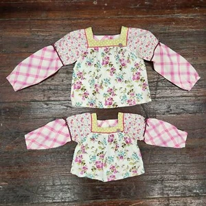 Matilda Jane Art School Mixed Print Peasant Tops 2 / 6 - Picture 1 of 6