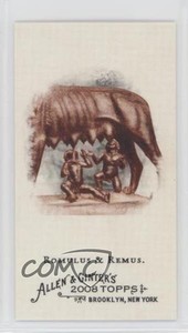 2008 Topps Allen & Ginter's Ancient Icons Mini Romulus Remus #A20