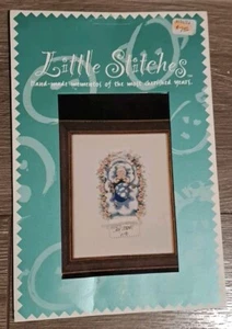Mirabilia Little Stitches Recién Nacido Alegría Bebé Nacimiento Anuncio Punto de Cruz Fuera de Stock - Imagen 1 de 3