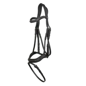 Ecorider Ultra Comfort Kilkenny Flash Bridle Black Pony Soft Leather Equestrian - Picture 1 of 1