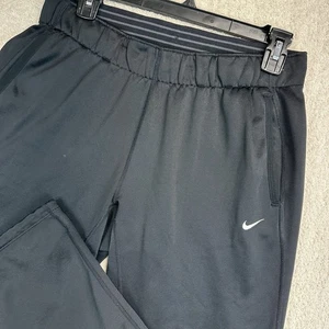 Nike Therma Fit Joggers Mens Small Black Drawstring Elastic Waist Fleece RN56323 - Picture 1 of 21